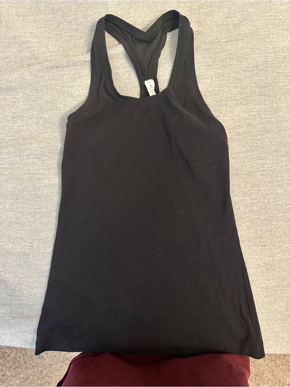 Lulu Black Racerback Tank Top - size 4